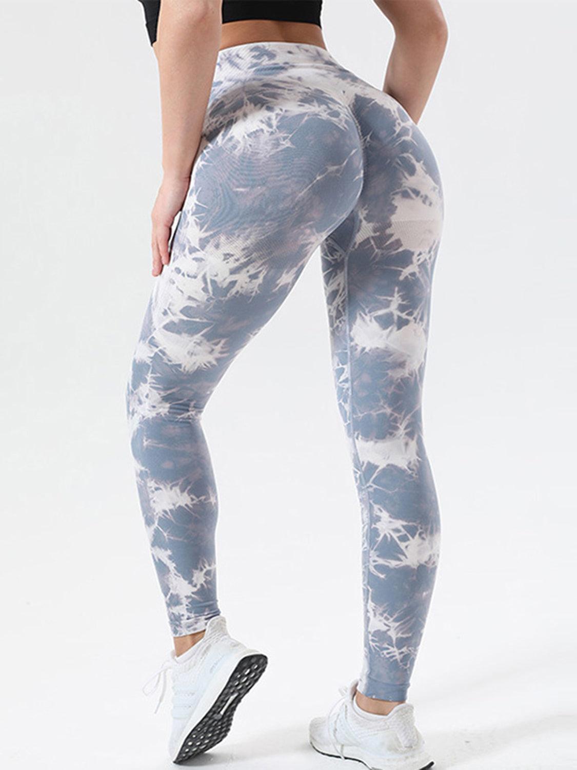 Tie-Dye High Waist Active Leggings - Bona Fide Fashion