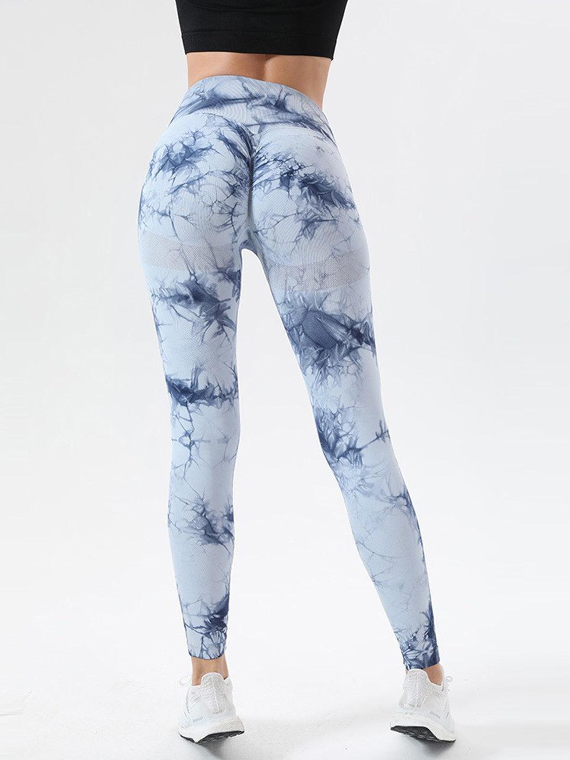 Tie-Dye High Waist Active Leggings - Bona Fide Fashion