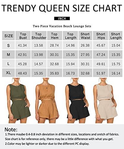 Trendy Queen Spring Outfits Women 2023 Fashion Matching Lounge Sets Summer 2 Piece Outfits Short Sets Two Piece High Waisted Shorts with Pockets - Bona Fide Fashion