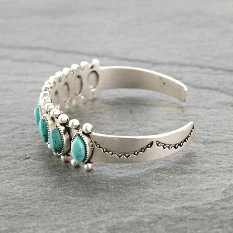 Turquoise Open Bracelet - Bona Fide Fashion