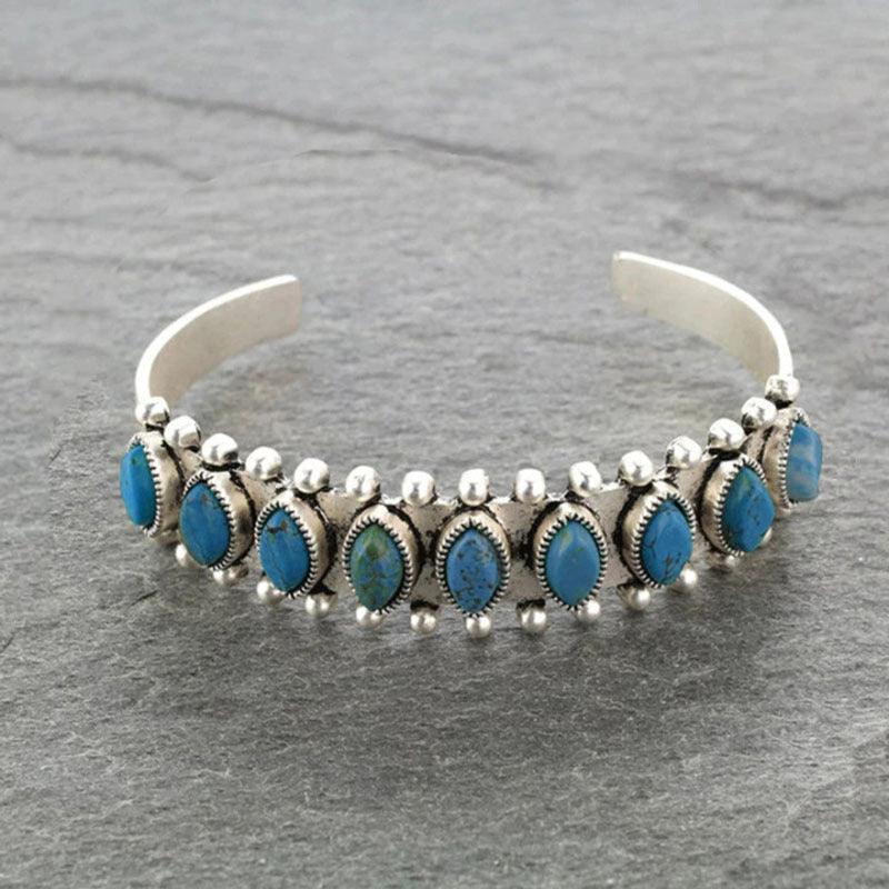 Turquoise Open Bracelet - Bona Fide Fashion