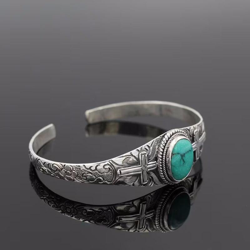 Turquoise Open Bracelet - Bona Fide Fashion