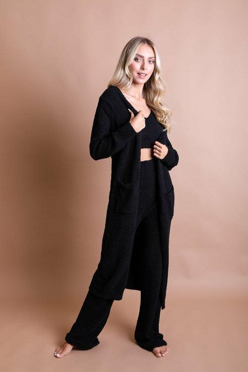 Ultra-soft Boucle Longline Cardigan - Bona Fide Fashion