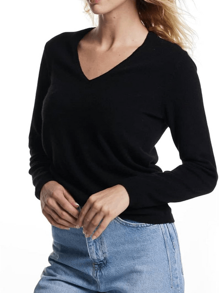 V-neck Essential Sweater H4UAZB7XU8 - Bona Fide Fashion