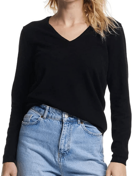 V-neck Essential Sweater H4UAZB7XU8 - Bona Fide Fashion