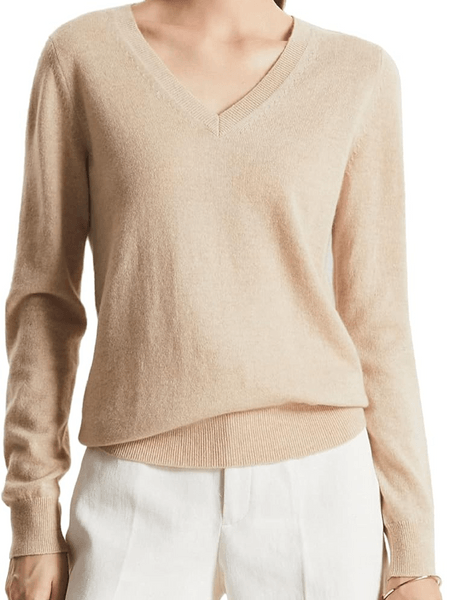 V-neck Essential Sweater H4UAZB7XU8 - Bona Fide Fashion